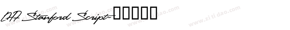 LHF Stanford Script字体转换